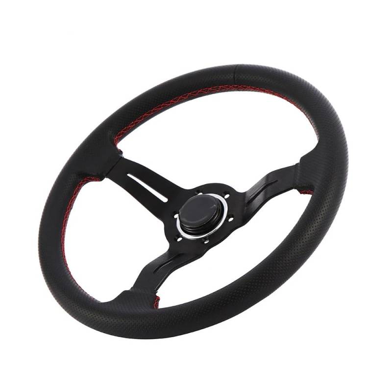 Lenkrad Auto,Steering Wheel Racing Modifikation Lenkrad Personalisierte 350MM Lenkrad Werkzeuge accesorios para auto von KFXYSM