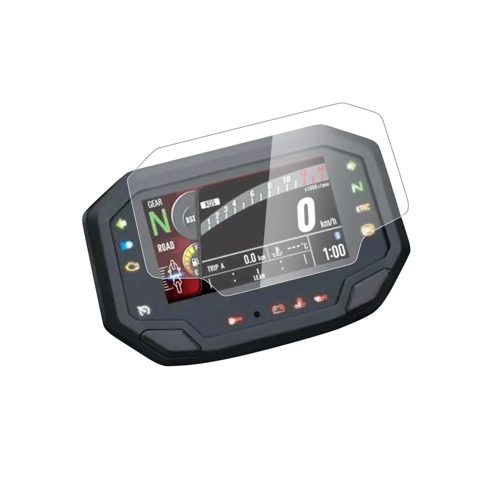 Bildschirm Protector Film Für Kawasaki NI&nja ZX-4R ZX-4RR ZX 4R 4RR 2023 Instrument Cluster Scratch-Screen Schutz Film Dashboard Screen Protector von KFYRMSFPW