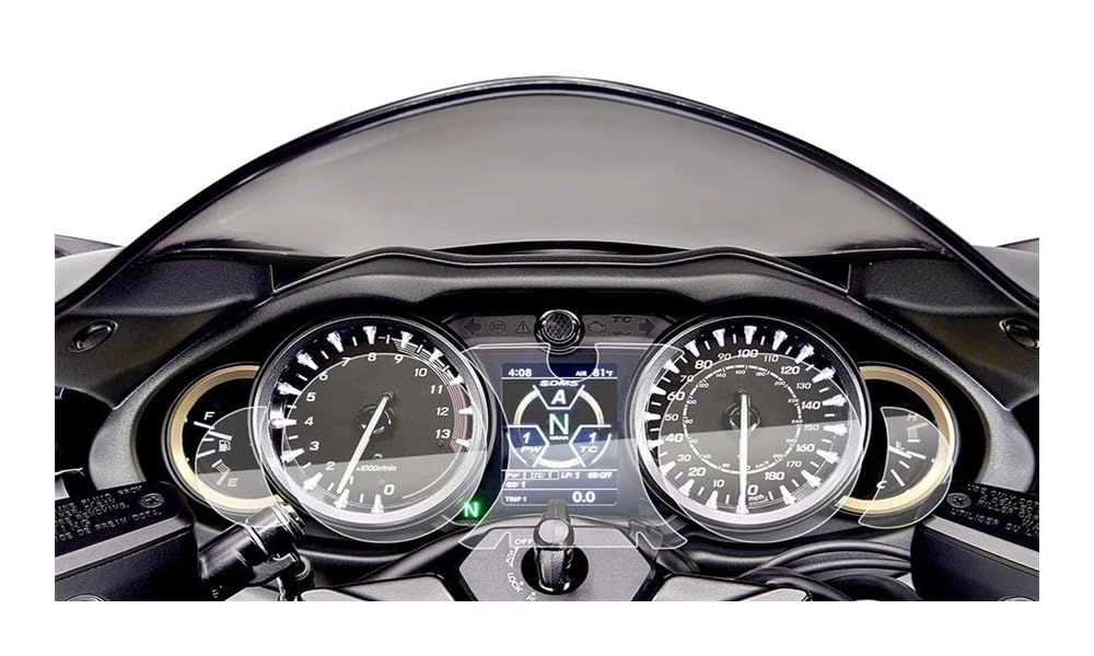 Bildschirm Protector Film Für Suzuki Hayabusa GSX1300R GSX 1300R 2020-2023 Motorrad Scratch Cluster Bildschirm Schutz Film Dashboard Screen Protector von KFYRMSFPW