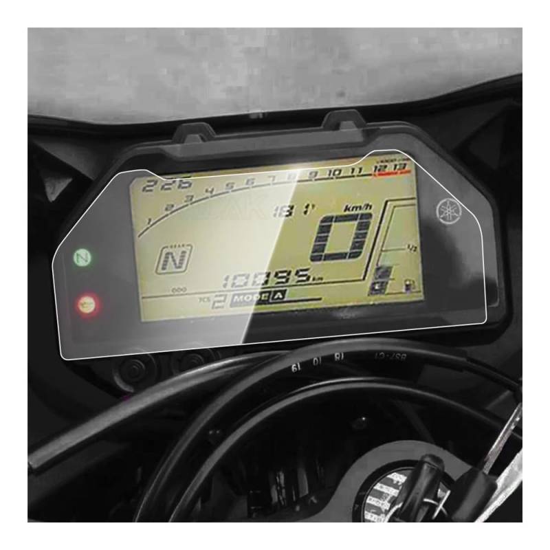 Bildschirm Protector Film Für Ya&maha YZF R3 R25 MT-03 MT-25 MT03 MT25 2020-2022 Motorrad Cluster Kratzschutzfolie Armaturenbrett Displayschutzfolie von KFYRMSFPW