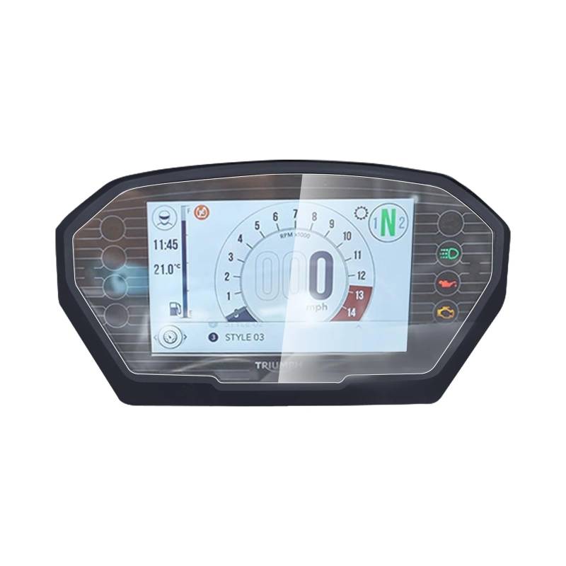 Bildschirm Protector Film Motorrad Instrument Cluster Kratzschutz Film Dashboard Schutz Für Tiger 800 1200 Tiger 850 Sport 18-22 21-22 von KFYRMSFPW