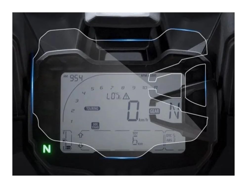 Bildschirm Protector Film Motorradzubehör HD-Instrumentenfolie Für Du&Cati Multistrada V2S V2 2021 – Schutz Für Das Armaturenbrett Mit Kratzschutz von KFYRMSFPW