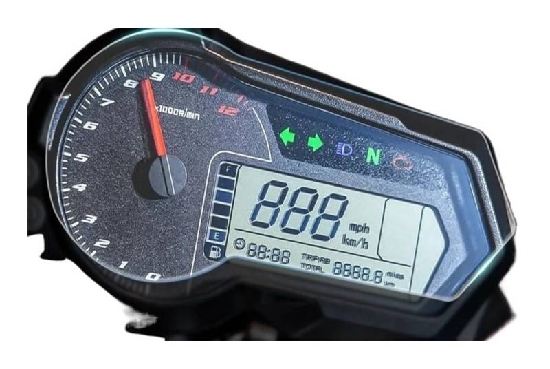 Bildschirm Protector Film Spirit Beast Motorrad-Tachometer, TPU, Kratzfest, Schutzfolie Für Armaturenbrett, Instrumentenfolie Für Benelli TNT 135 125 von KFYRMSFPW