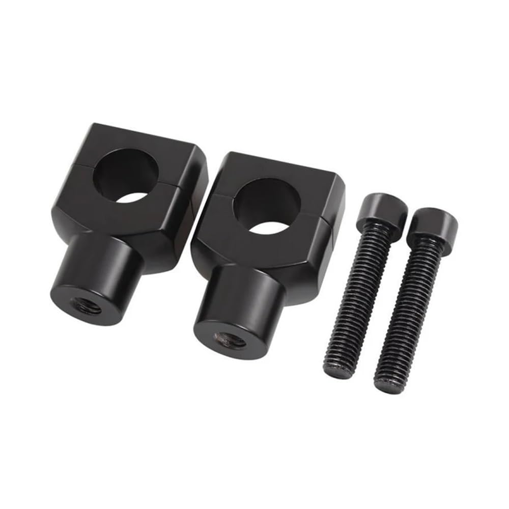 Motorrad Lenker Riser 22MM 25MM Lenker Riser Up Halterung Clamp Kit Für Ha&rley Für Suzuki Cruiser Chopper Motorrad Zubehör von KFYRMSFPW