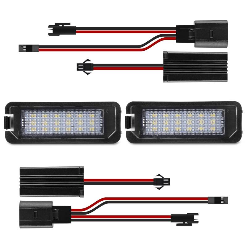 TOP Led Kennzeichenbeleuchtung mit E-Prüfzeichen SL-602 von LLCTOOLS