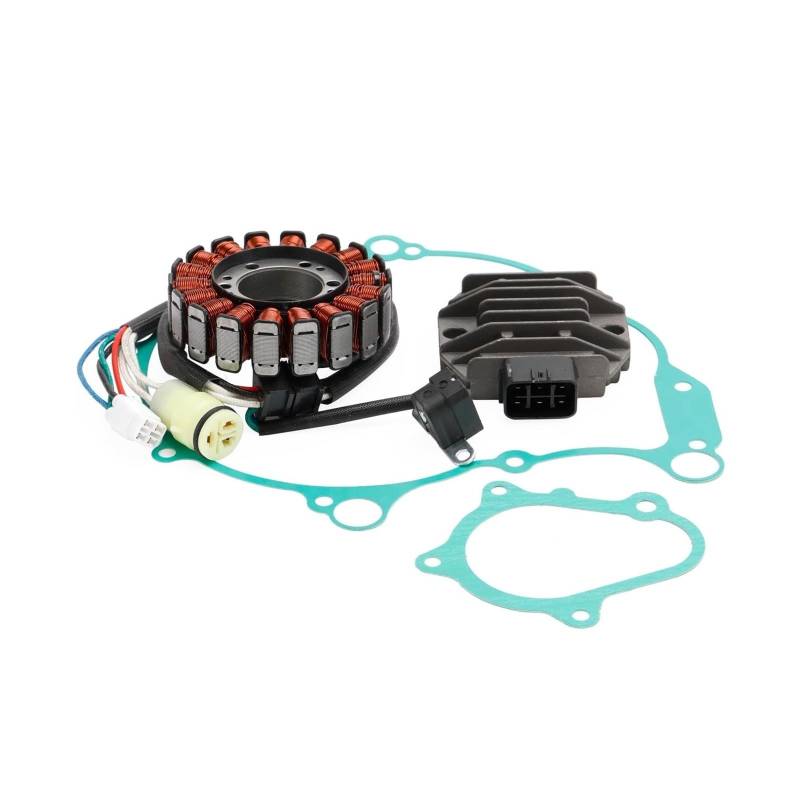 Magneto Stator + Spannungsgleichrichter + Dichtung für Ymh Raptor 660R YFM660R 01-05 Ersatzteile von KGIBFTCX