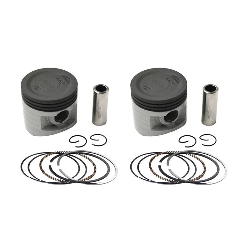 Motorrad-53 mm ~ 54 mm Kolbenringe-Set, Ersatzteil-Kompatibilität für CA250 CMX250 1996–2011 CMX250C Rebel 250 CMX250 C 1996 1997 1998 1999–2015, Ersatzteile (2 Sets 53,5 mm) von KGIBFTCX