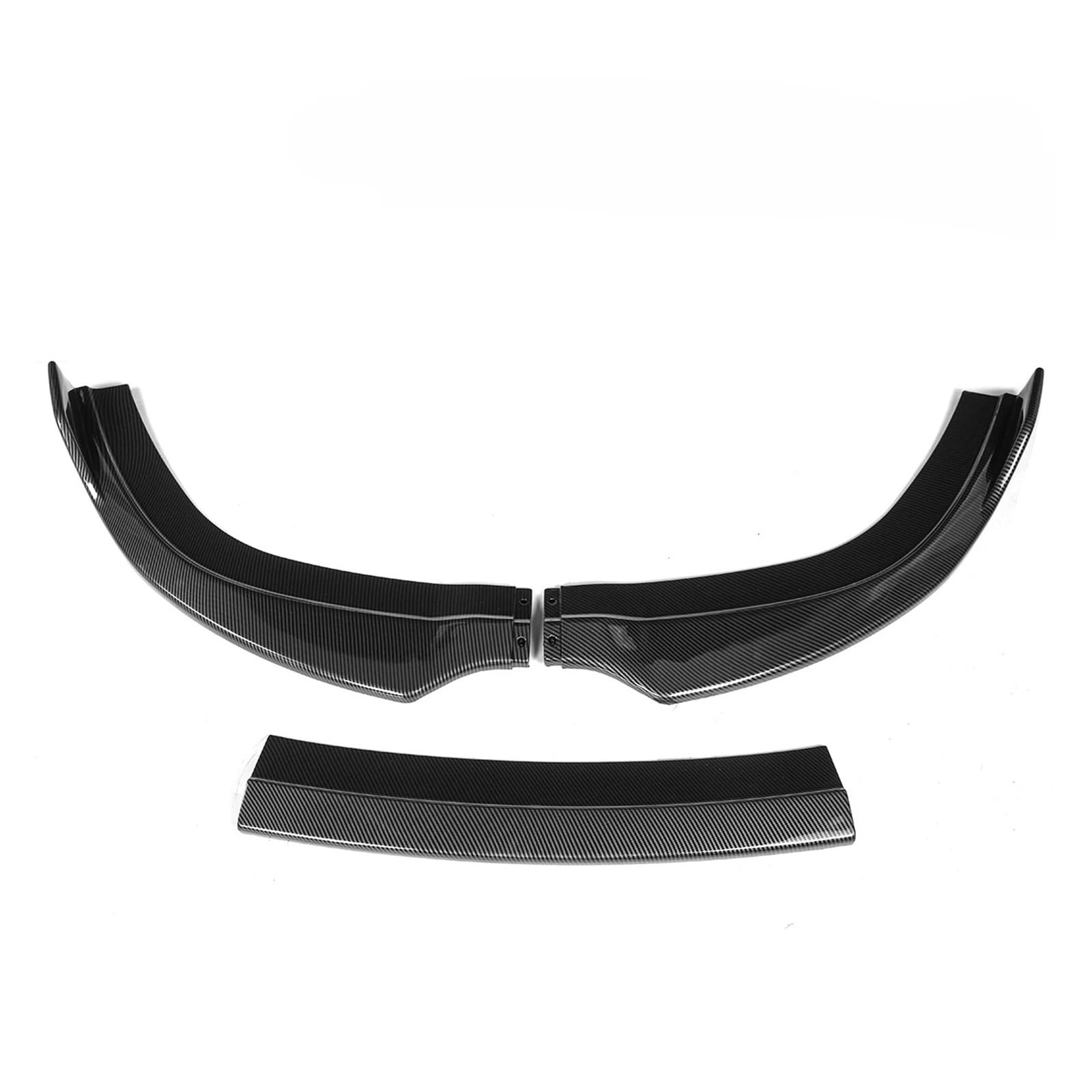 KGPBETJY Lanliuhui Store 3X 2012 Bis 2014 Auto Front Stoßstange Lip Splitter Spoiler Diffusor Schutz Kompatibel Mit 300 SRT8 Carbon Faser Look & Schwarz ABS Kit(Carbon Fiber Look) von KGPBETJY