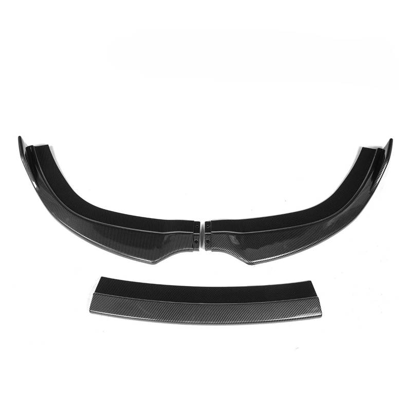 KGPBETJY Lanliuhui Store 3X 2012 Bis 2014 Auto Front Stoßstange Lip Splitter Spoiler Diffusor Schutz Kompatibel Mit 300 SRT8 Carbon Faser Look & Schwarz ABS Kit(Carbon Fiber Look) von KGPBETJY