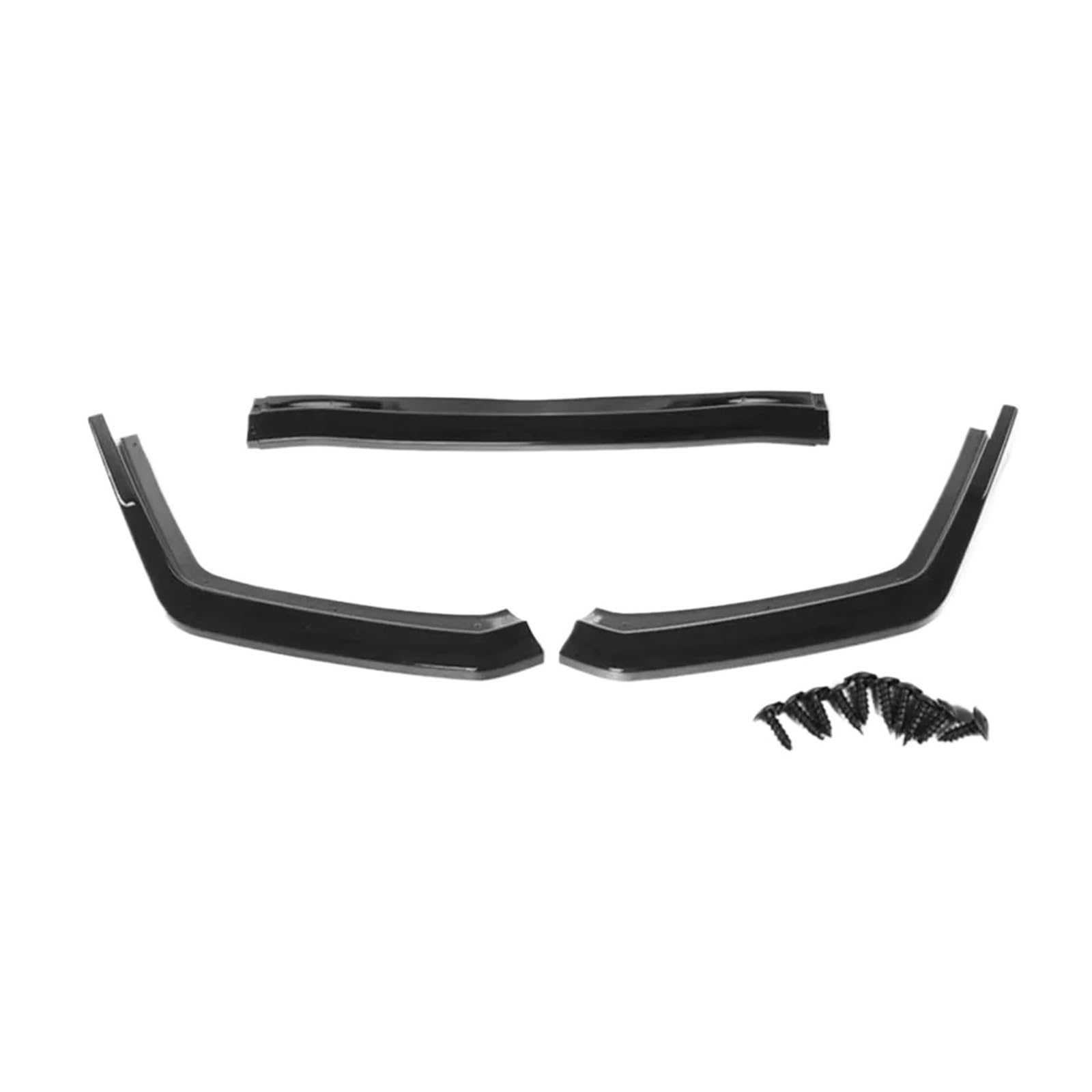 Lanliuhui Store 3-teiliges Carbon-Look-Auto-Frontstoßstangen-Splitter-Lippe-Kinnspoiler-Diffusor-Stoßstangen-Bodykit Kompatibel mit WRX Kompatibel mit STI 2015 2016 2017 2018 2019(Glossy black) von KGPBETJY