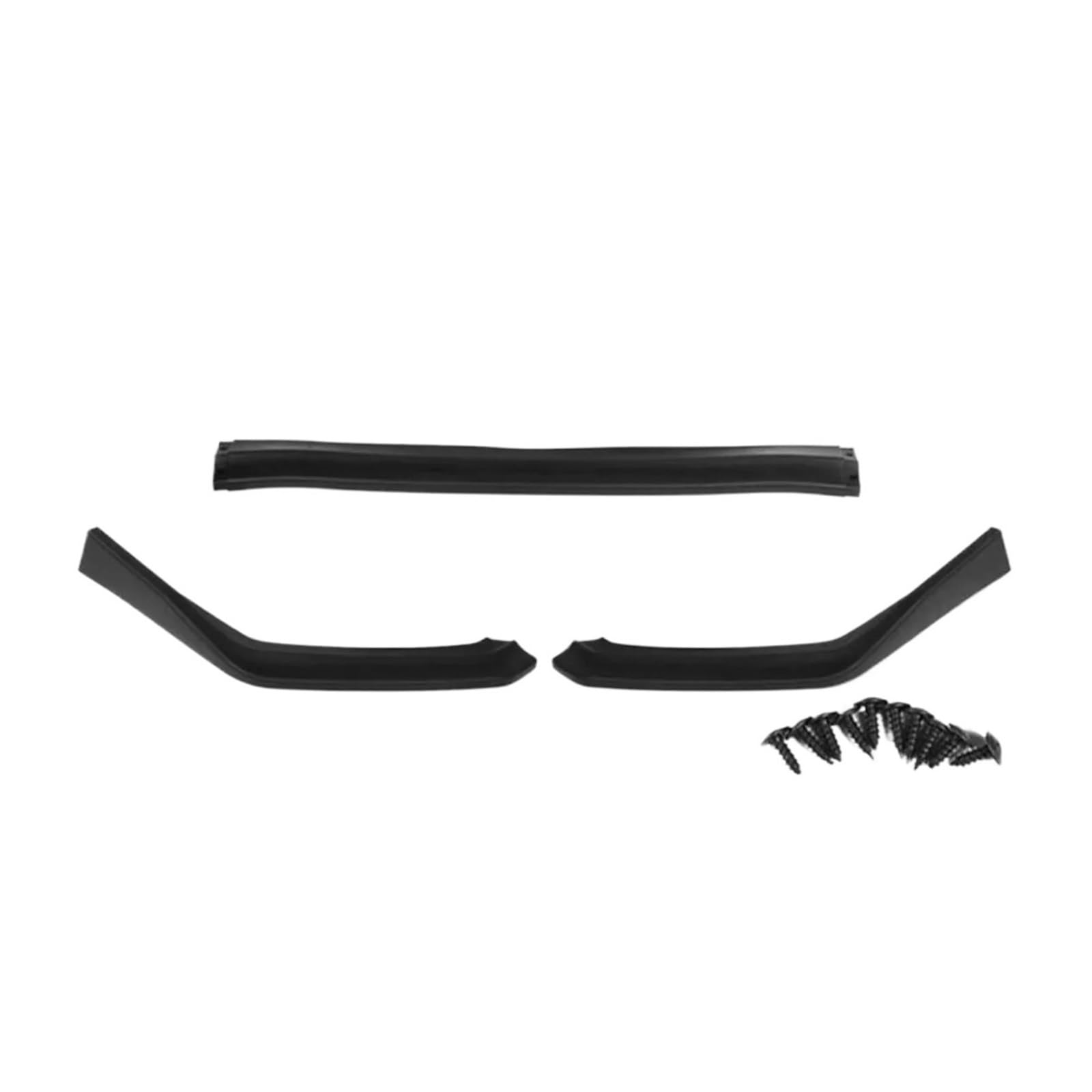 Lanliuhui Store 3-teiliges Carbon-Look-Auto-Frontstoßstangen-Splitter-Lippe-Kinnspoiler-Diffusor-Stoßstangen-Bodykit Kompatibel mit WRX Kompatibel mit STI 2015 2016 2017 2018 2019(Matte black) von KGPBETJY