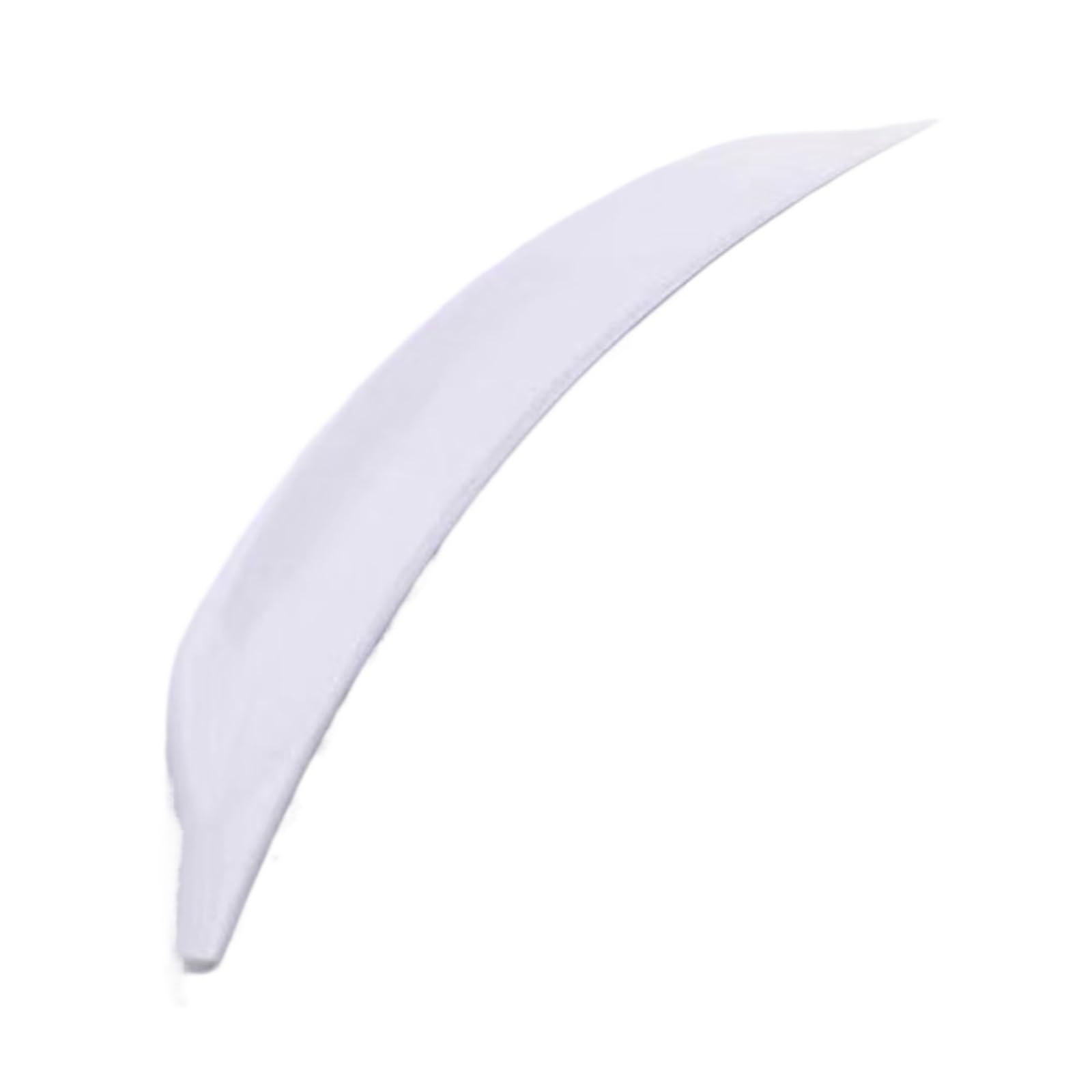 Lanliuhui Store Kompatibel mit Lancer Kompatibel mit EX Kompatibel mit EVO Kompatibel mit Spoiler 2008 bis 2016 ABS-Material Heckklappenabdeckung Lippe Heckflügel Spoiler Tragfläche(White topcoat) von KGPBETJY