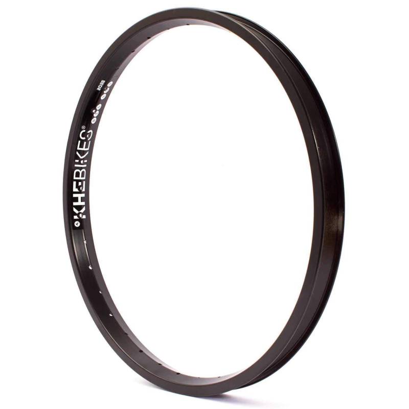 KHE BMX Felge BIG400 20 Zoll Aluminium nur 412g 36 Loch 35mm breit schwarz von KHEbikes