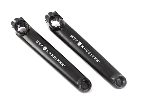 KHE MVP BMX Kurbelarme 8T 4130 CrMo für 19mm Achse 152mm PAAR schwarz nur 635g von KHEbikes