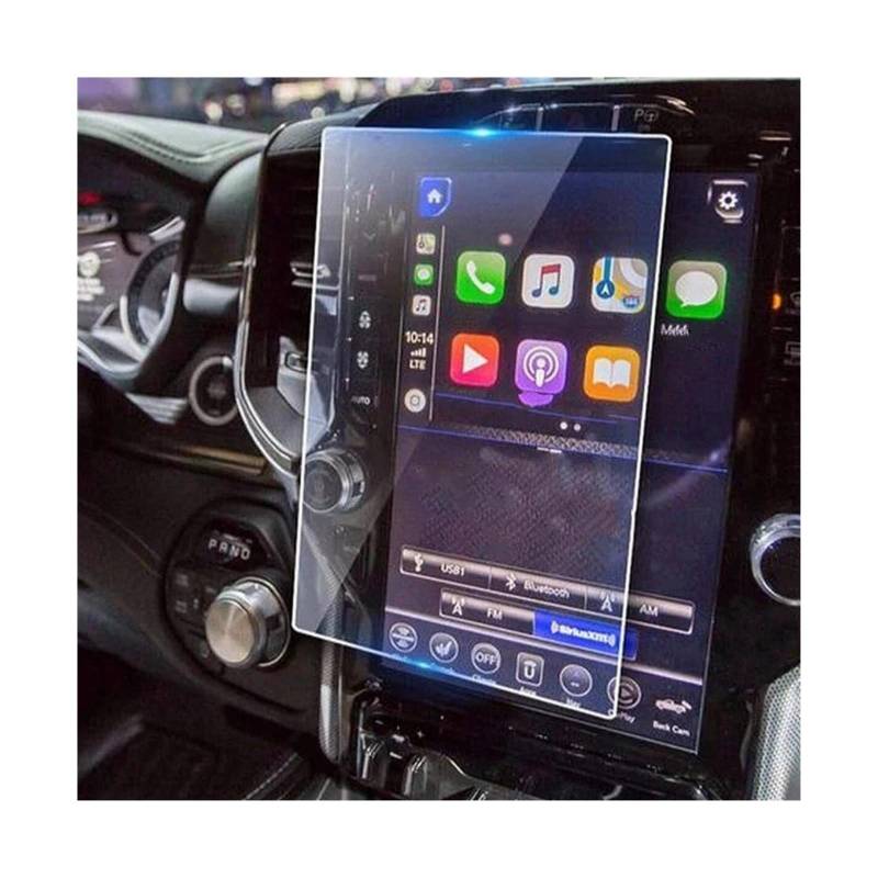 KHUKHU 12-zoll Für Dodge Für Ram 1500 2500 3500 2019 2020 2021 Auto Navigation Touch-Screen Display Gehärtetem Glas Schutz Film Navigationsdisplay Screen Protector von KHUKHU