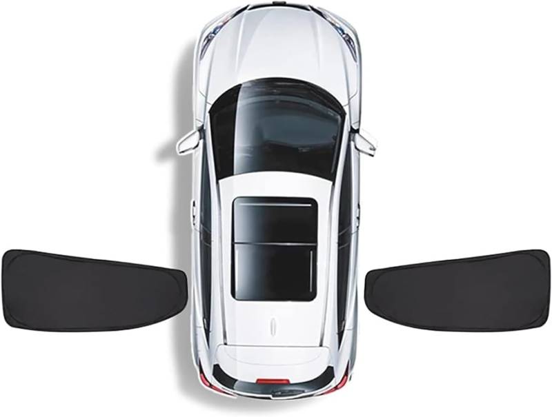 Auto Seitenfenster Sonnenschutz für Land Rover Range Rover Evoque I 2012 2013 2014 2015 2016 2017 2018, Front Heck and Seitenscheibe UV Schutz Auto Zubehör,C/2Reardoors von KHXLZY88