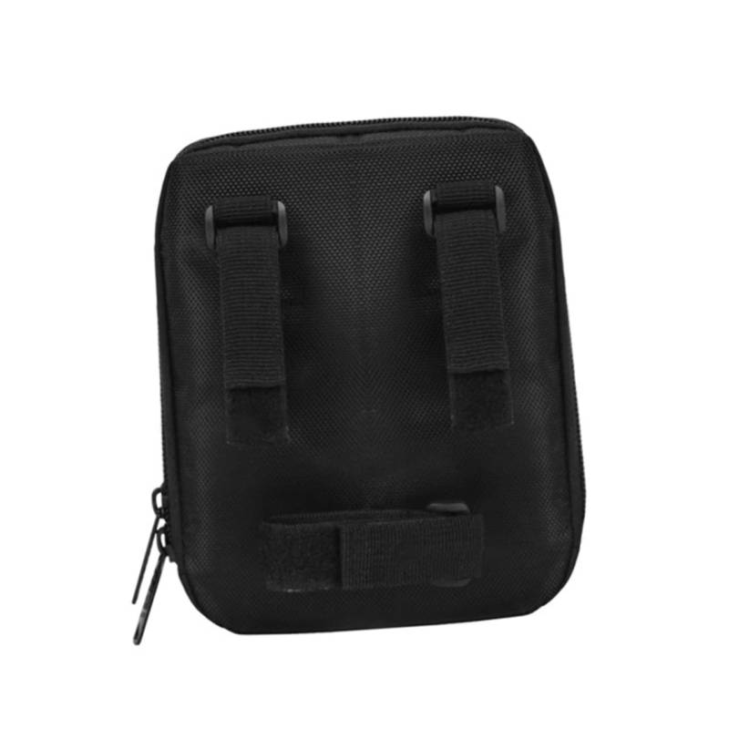 KICHOUSE Faltbare Lenkertasche Für Fahrräder Robuste Aufbewahrungstasche Für Outdoor Aktivitäten Schwarz Mit Praktischem Schnellverschluss Und Wasserdichtem Material Für Sicheres Reisen von KICHOUSE