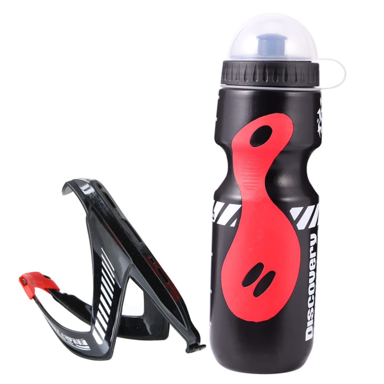 KICHOUSE Flaschenhalter Für Mountainbikes 1 Set Tragbare Fahrrad Wasserflasche Aus Kunststoff Inklusive Halterung Ideal Für Radfahren Und Outdoor Aktivitäten Schwarz von KICHOUSE