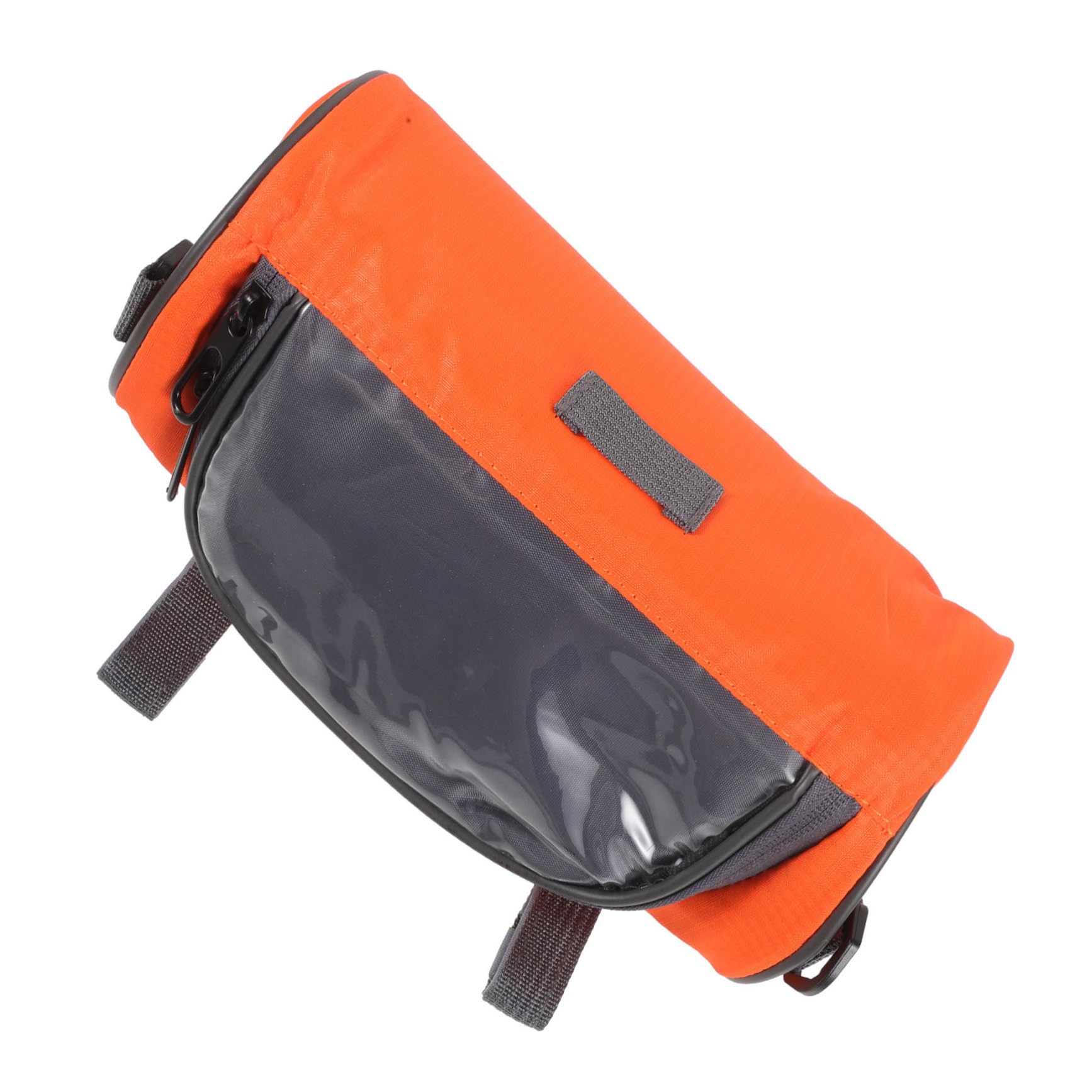 KICHOUSE wasserdichte Fahrrad Lenkertasche Aus Oxford Stoff Mit Touchscreen Große Vordertasche Für Rennräder Und Mountainbikes Praktische Aufbewahrung Orange Ideal Für von KICHOUSE