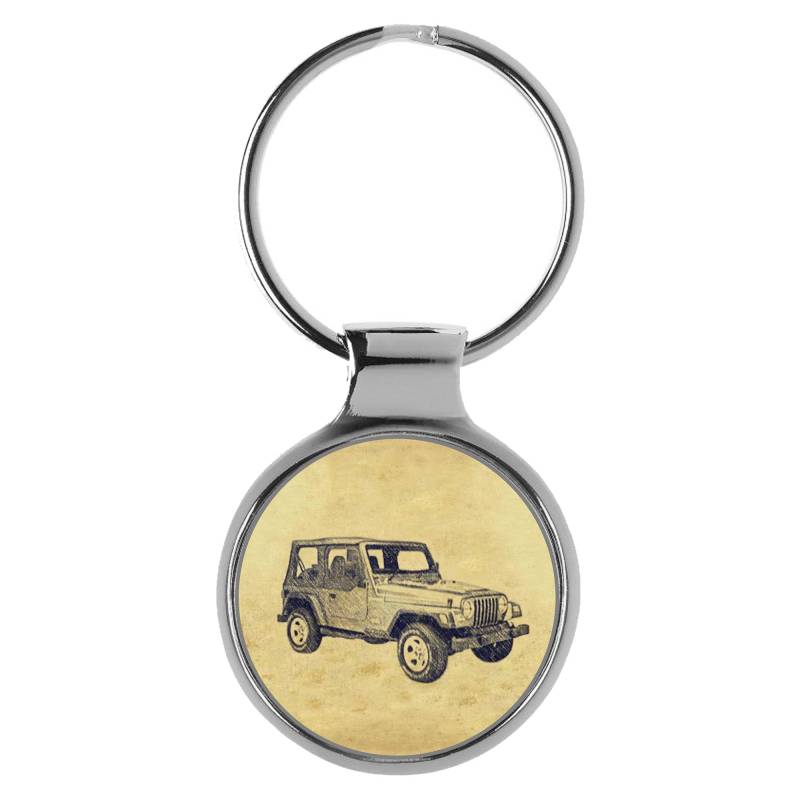 KIESENBERG Schlüsselanhänger Geschenke für Wrangler TJ Fan A-5486 von KIESENBERG