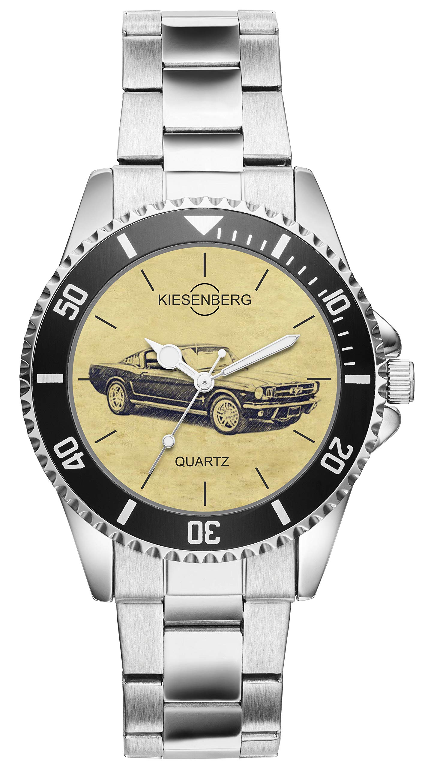 KIESENBERG Uhr - Geschenke für Mustang Fastback 1965 Oldtimer Fan 4929 von KIESENBERG