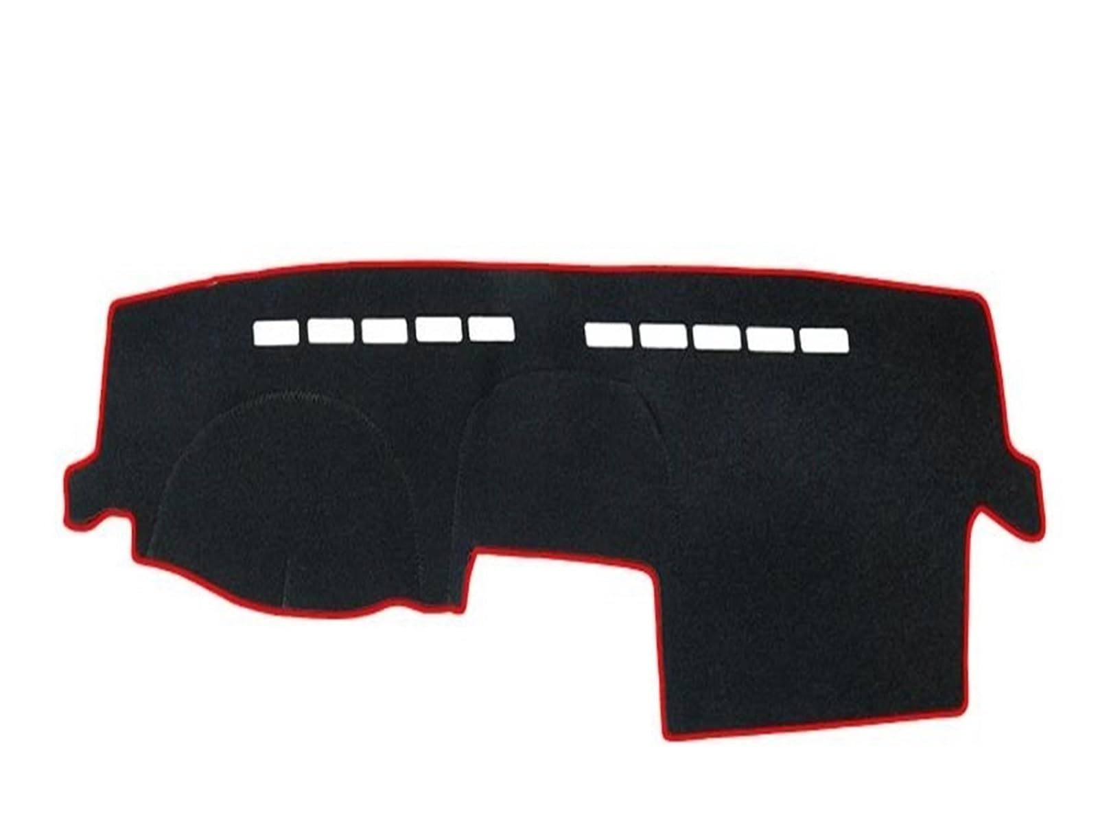 Armaturenbrettabdeckung Armaturenbrettmatte Für Isuzu Für D-Max Für LUV Für Colorado Für Rodeo KB LB Für Canyon 2002~2012 RA RC Anti-Slip Matte Dashboard Abdeckung Pad Sonnenschirm Dashmat(Rot,Left von KIFWGIH