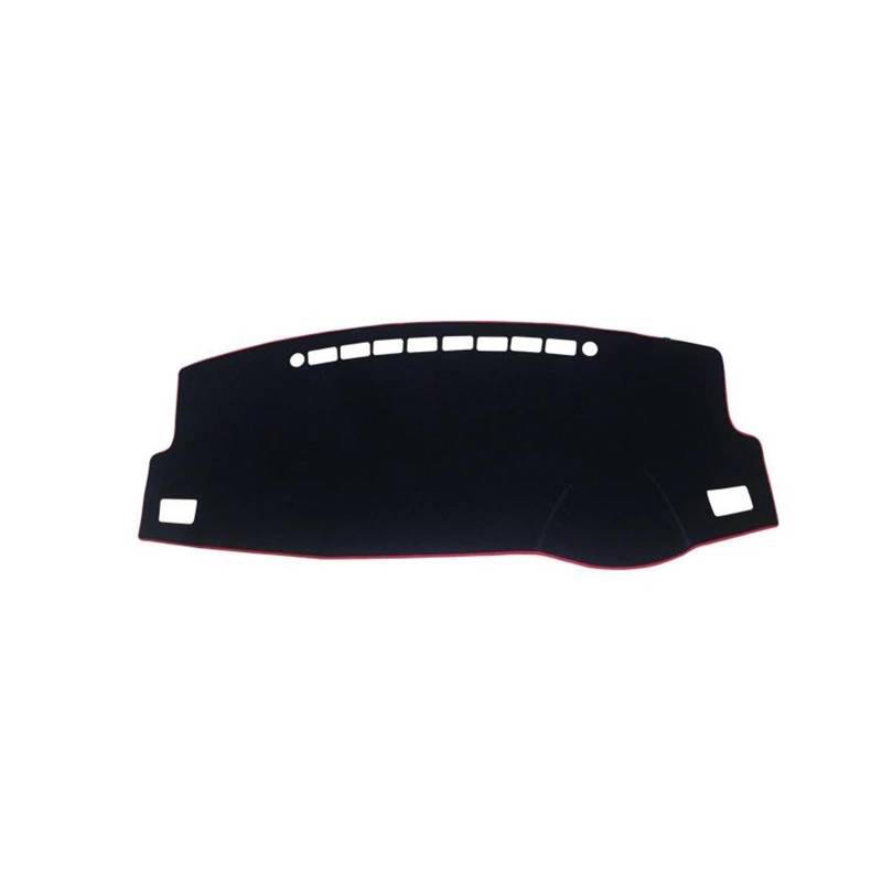 Armaturenbrettabdeckung Armaturenbrettmatte Für Toyota Für Corolla E180 2014 2015 2016 2017 2018 Auto Dashboard Abdeckung Matte Dash Board Pad Non-slip Pads Dash Matte(A RHD Red Side) von KIFWGIH