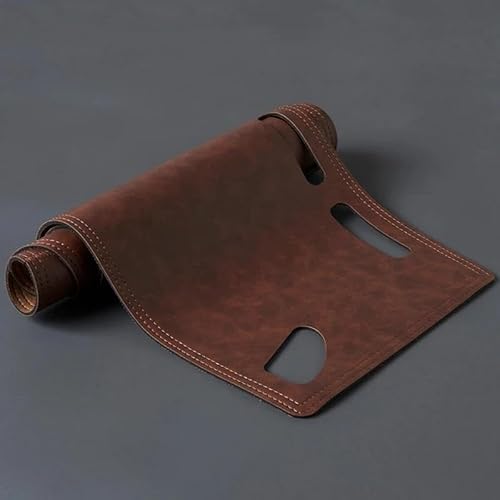 Armaturenbrettabdeckung Armaturenbrettmatte Für Toyota Für Corolla E210 210 2019 2020 2021 2022 Dashboard Abdeckung Dash Matte Teppich Pad Sonnenschutz Retro Leder Kissen(LHD,BROWN_WITHOUT HUD) von KIFWGIH