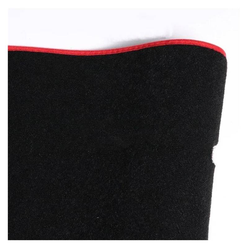 Armaturenbrettabdeckung Armaturenbrettmatte LHD/RHD Für Hyundai Für Elantra 2016-2019 AD Für Avante Anti-Slip Leder Matte Dashboard Abdeckung Pad Dash Matte Teppich(Polyester-Red,RHD) von KIFWGIH