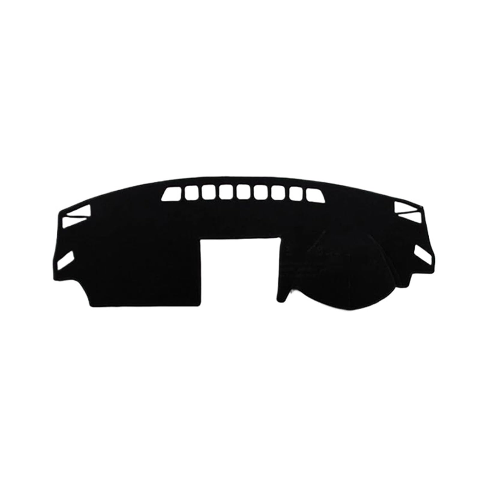 Armaturenbrettabdeckung Armaturenbrettmatte LHD/RHD Für Nissan Für Qashqai Für Rogue J10 2006 2007 2008 2009 2010 2011 2012 2013 Auto Armaturenbrett Abdeckungen Dash Matte(Red Edge,RHD with navigation von KIFWGIH