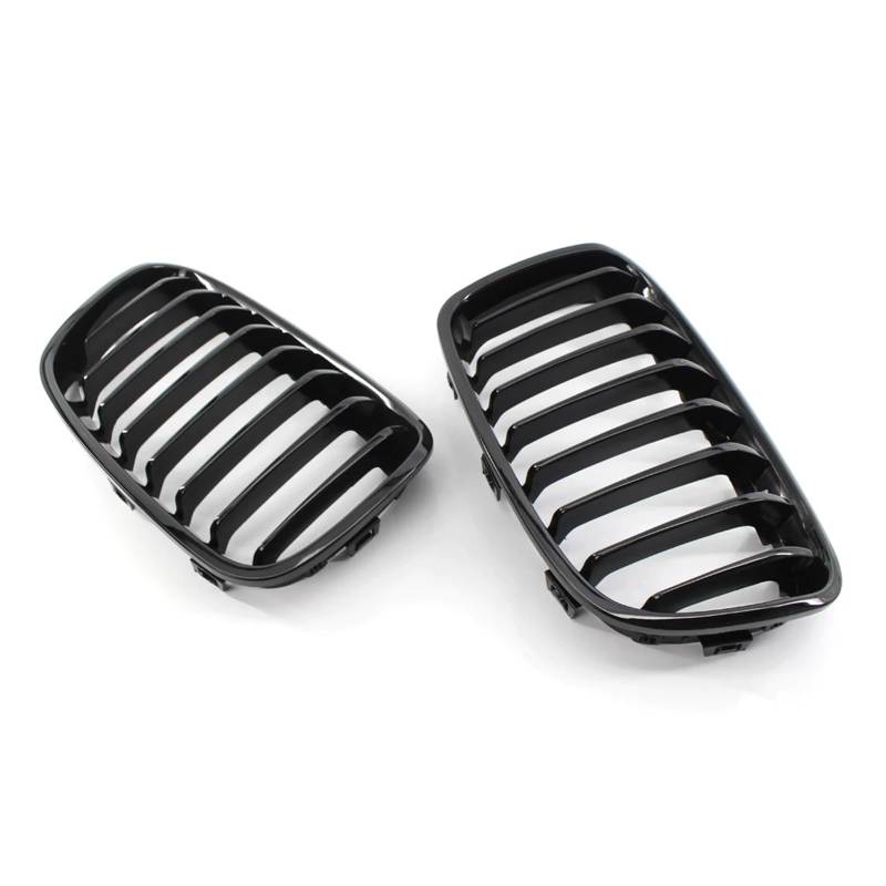 Auto Frontgrill 1Pair Für 1 Serie F20 F21 116i 118i 2012 2013 2014 Grill Auto Front Stoßstange Kühlergrill Nieren Ersatzgrilles Kühlergrill von KIFWGIH