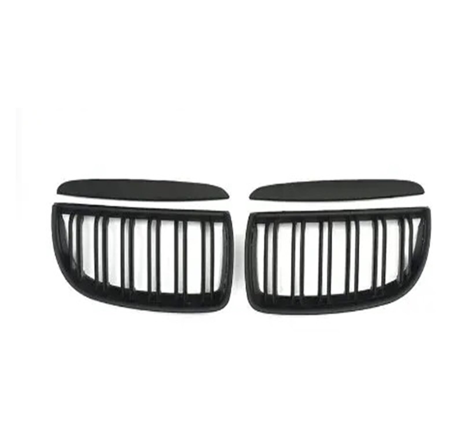 Auto Frontgrill Für 3 Serie E90 E91 2005 2006 2007 2008 Auto Front Stoßstange Grille Schwarz Grille Abs Kühlergrill(Matt Black) von KIFWGIH