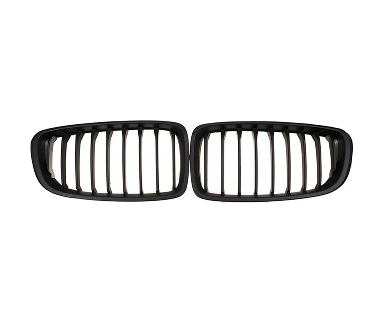 Auto Frontgrill Für 4er F32 F33 F36 Für M3 F80 Für M4 F82 2012-2019 Doppellamellen Schwarz Glänzend Zubehör Diamanten Stil Frontstoßstange Racing Grill Kühlergrill(Single-Matt Black) von KIFWGIH