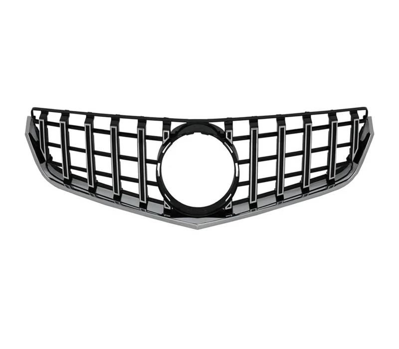 Auto Frontgrill Für Benz E-Klasse W207 E200 E250 E350 E550 2010 2011 2012 2013 Schwarz Glänzend Für Oberen Kühlergrill Im Für GTR-Stil Stoßstangengrill Im Diamant-Stil Kühlergrill(G-Chrome Silver) von KIFWGIH