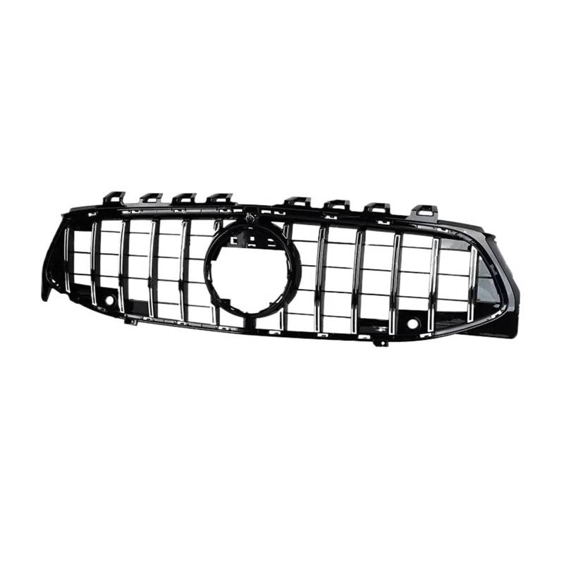 Auto Frontgrill Für Benz W118 Für CLA-Klasse CLA180 CLA200 CLA220 CLA250 CLA45 Für AMG Für GT 2020-2024 Obere Stoßstangenhaube Mesh-Frontgrill Kühlergrill(Silber) von KIFWGIH