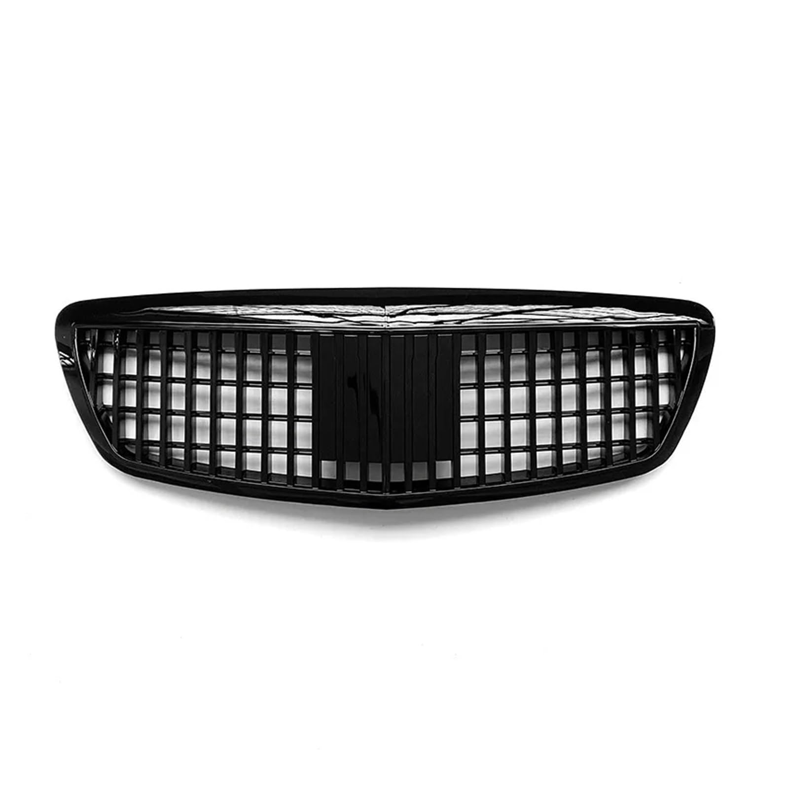 Auto Frontgrill Für Benz W221 S-Klasse S320 S350 S400 S430 S450 S500 S600 2005 2006 2007 2008 Frontgrill Grills Facelift ABS Racing Grill Kühlergrill(Schwarz) von KIFWGIH