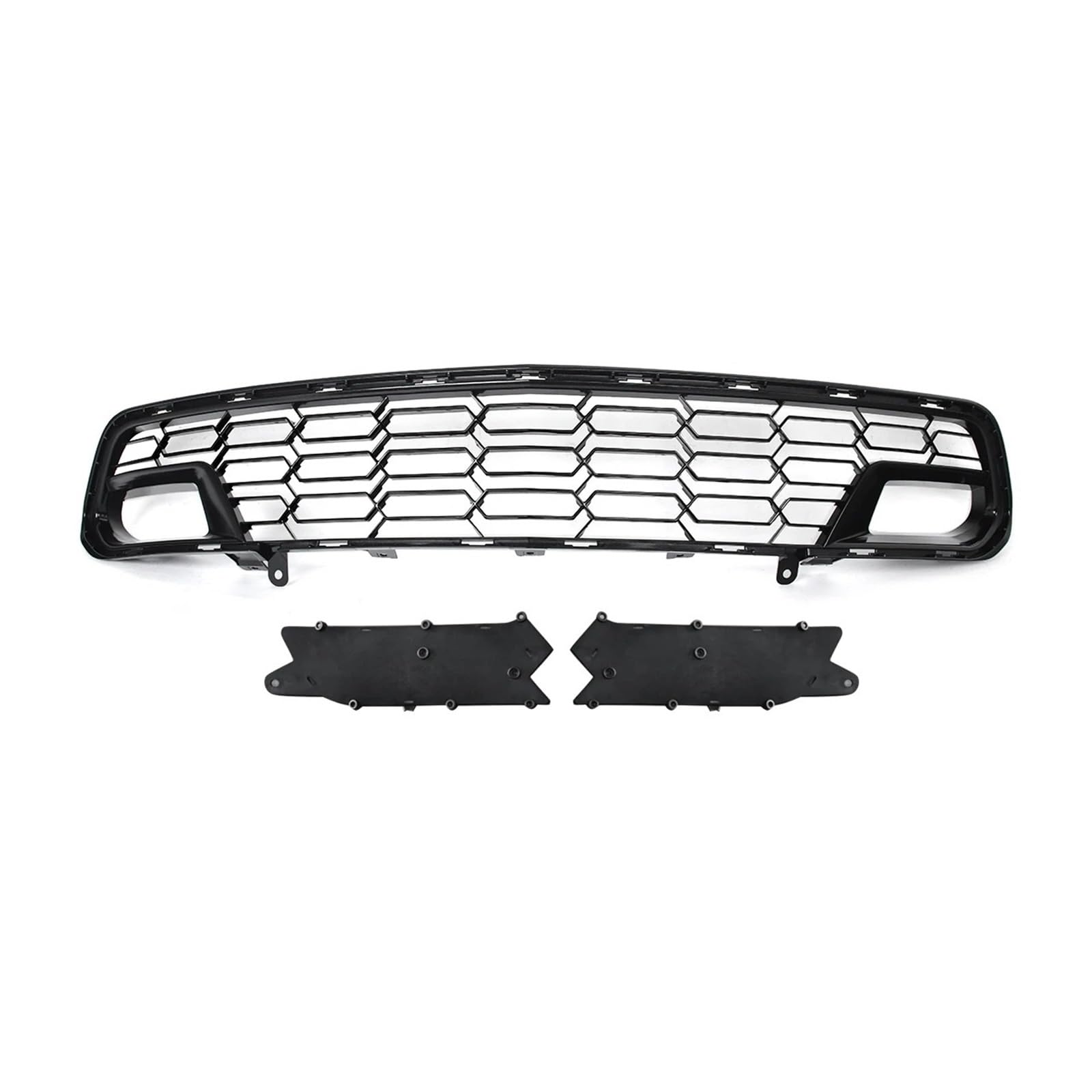 Auto Frontgrill Für Chevrolet Für Corvette C7 Für Grill Z06 Z51 14 15 16 17 18 19 Front Lower Grille Carbon Flash Front Lufteinlass Gitter Grill Kühler Mesh Grill Kühlergrill(Without Camera Hole B) von KIFWGIH