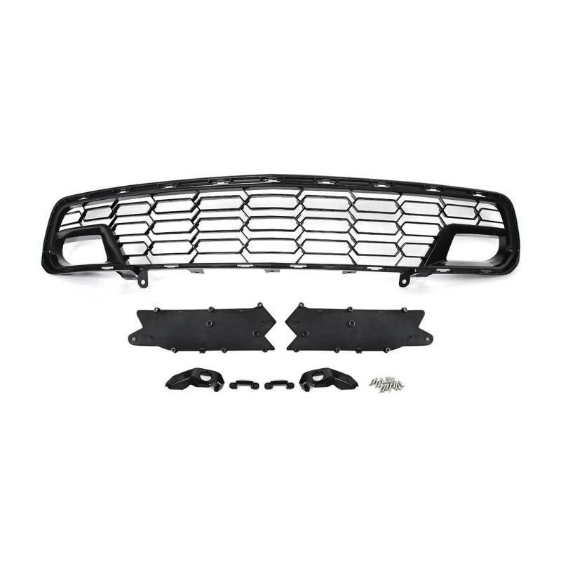 Auto Frontgrill Für Chevrolet Für Corvette C7 Für Grill Z06 Z51 14 15 16 17 18 19 Front Lower Grille Carbon Flash Front Lufteinlass Gitter Grill Kühler Mesh Grill Kühlergrill(with Camera Hole A) von KIFWGIH