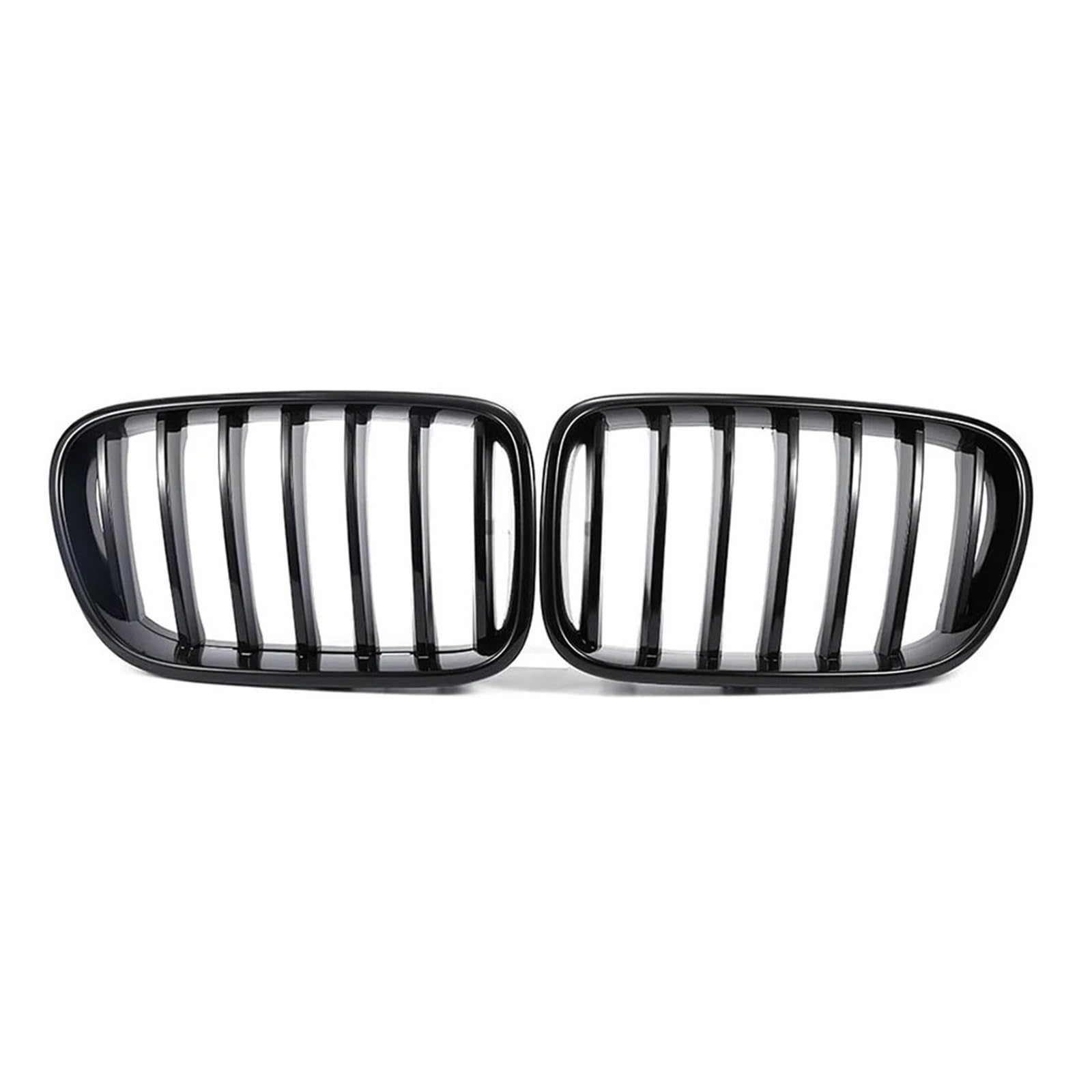 Auto Frontgrill Für F25 Für X3 2010 2011 2012 2013 Zubehör Styling Ersatz Racing Frontstoßstange ABS Glanz Schwarz Sport Nierengrill Grill Kühlergrill(Gloss Black A) von KIFWGIH