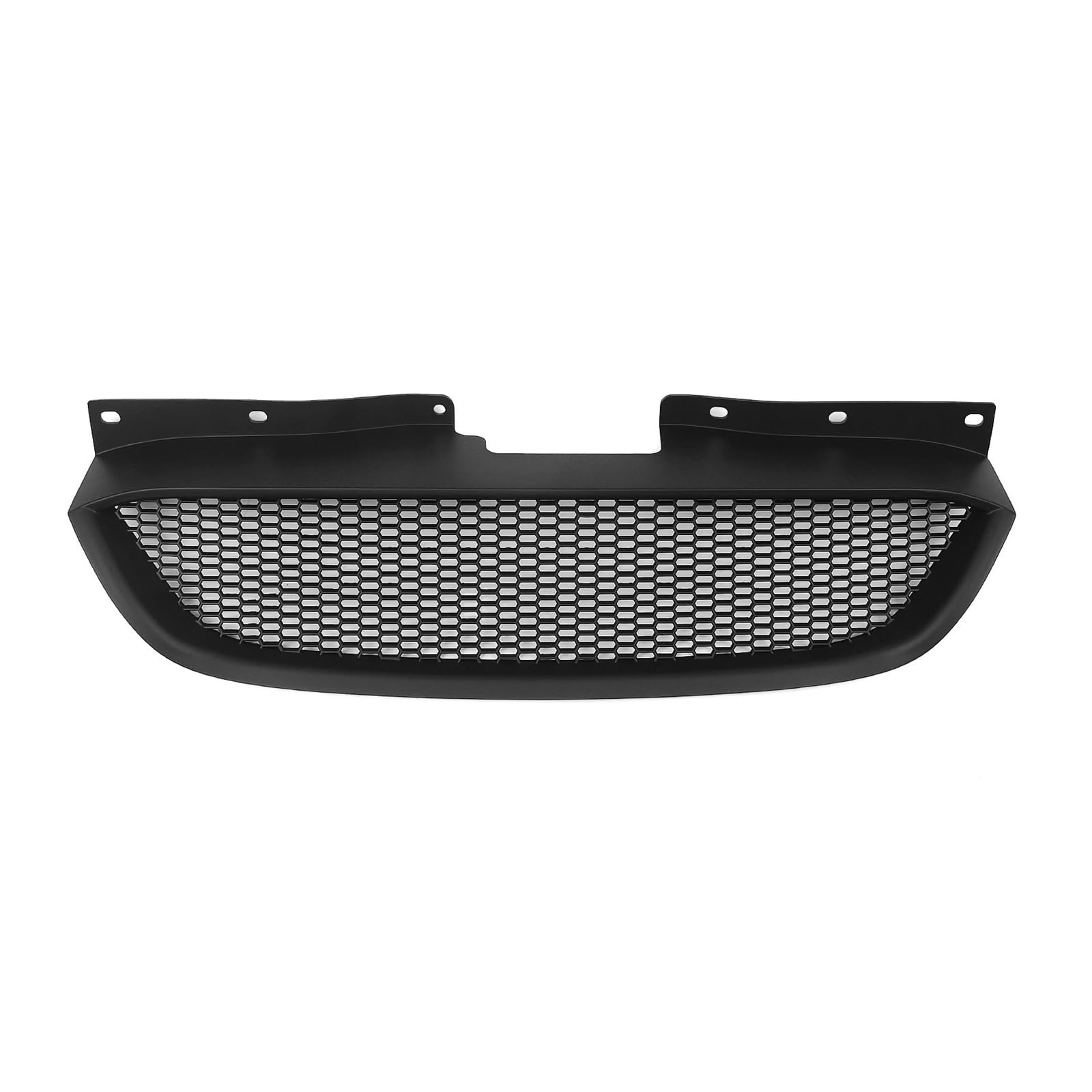 Auto Frontgrill Für Hyundai Für Genesis Für Coupe 2008-2012 Renngrill Kühlergrill Carbonfaser-Look/Glanz/Mattschwarz Oberes Stoßstangenhaubengitter Kühlergrill(Matt-schwarz) von KIFWGIH