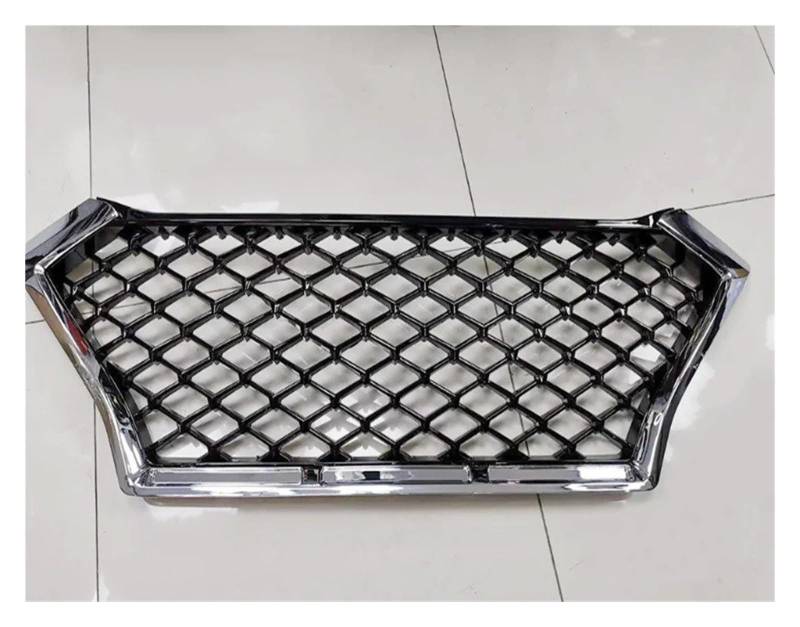 Auto Frontgrill Für Hyundai Für Tucson 2019-2020 ABS Kühlergrill Glosy Schwarz ABS Auto Front Für GT Racing Grille Kühlergrill Passt Kühlergrill(Black B) von KIFWGIH