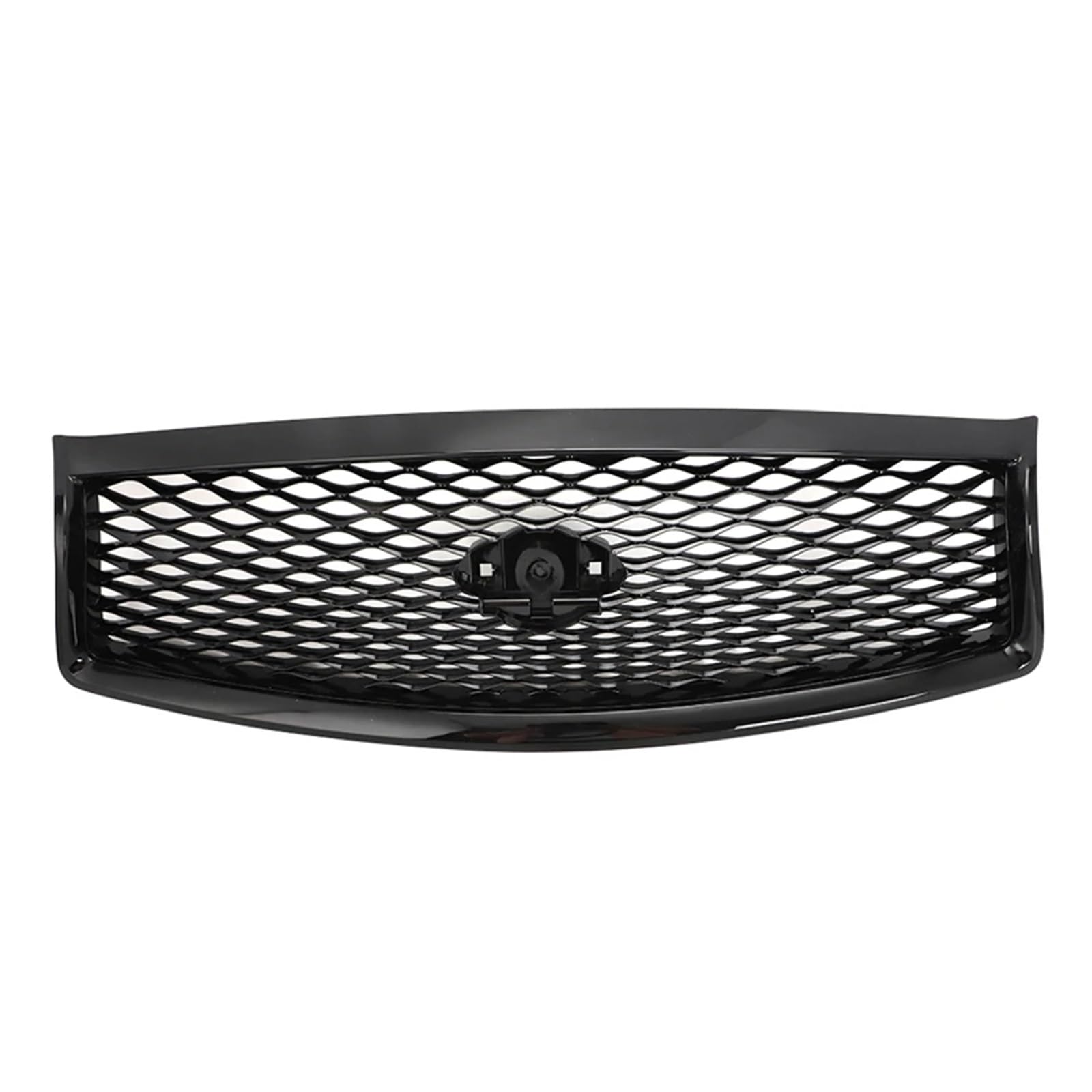 Auto Frontgrill Für Infiniti Q50 Q50S 2014 2015 2016 2017 Alle Modelle Frontgrill Ersatz Renngrill Auto Obere Stoßstange Haube Mesh Grid Kit Glanz Schwarz Kühlergrill von KIFWGIH