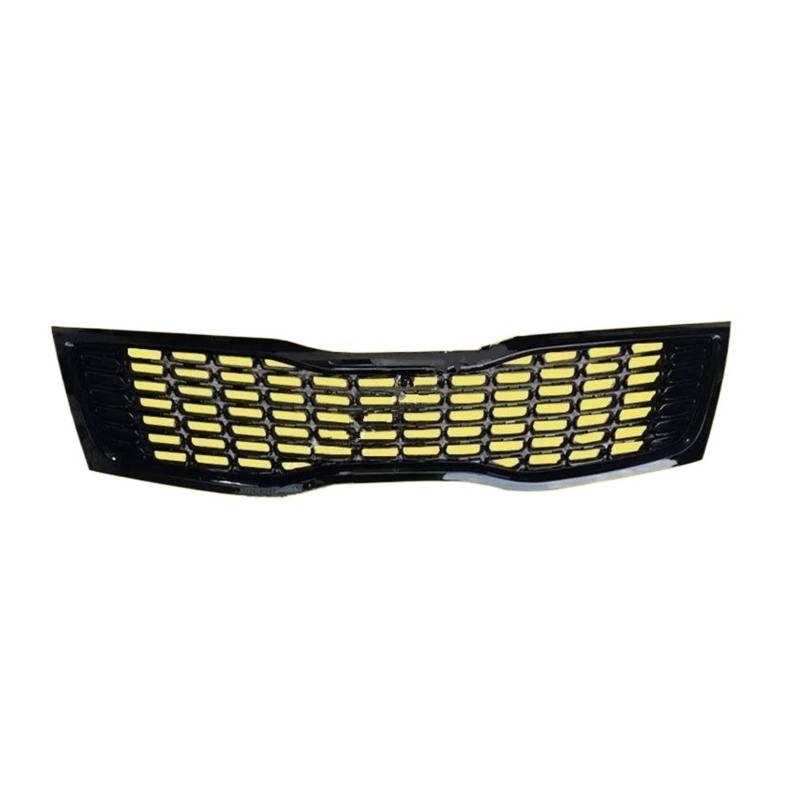 Auto Frontgrill Für KIA Für Optima/K5 2011 2012 2013 2014 2015 Vorne Mitte Racing Grille Glanz Schwarz Honeycomb ABS Grills Mesh Stil Kühlergrill(14-15) von KIFWGIH