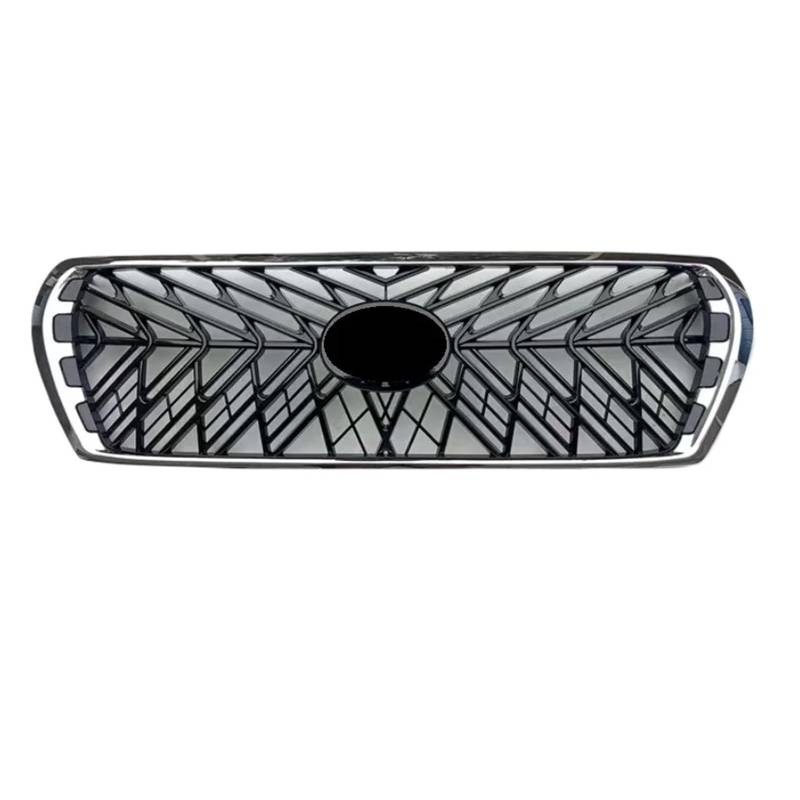 Auto Frontgrill Für Land Für Cruiser 2008 2009 2010 2011 2012 2013 2014 2015 Außen Auto Front Abs Kühlergrill Grill Racing Grills Stoßfänger Mesh Maske Abdeckung Kühlergrill(Black Chormed) von KIFWGIH