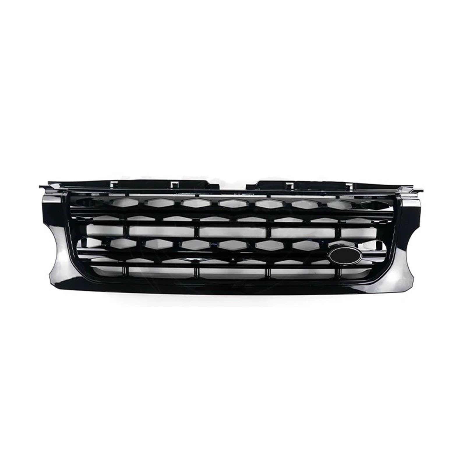 Auto Frontgrill Für Land Für Rover Für Discovery 4 LR4 2014 2015 2016 L319 Frontstoßstange Auto-Mittelteil Styling Oberer Renngrill Kühlergrill(Full Black) von KIFWGIH