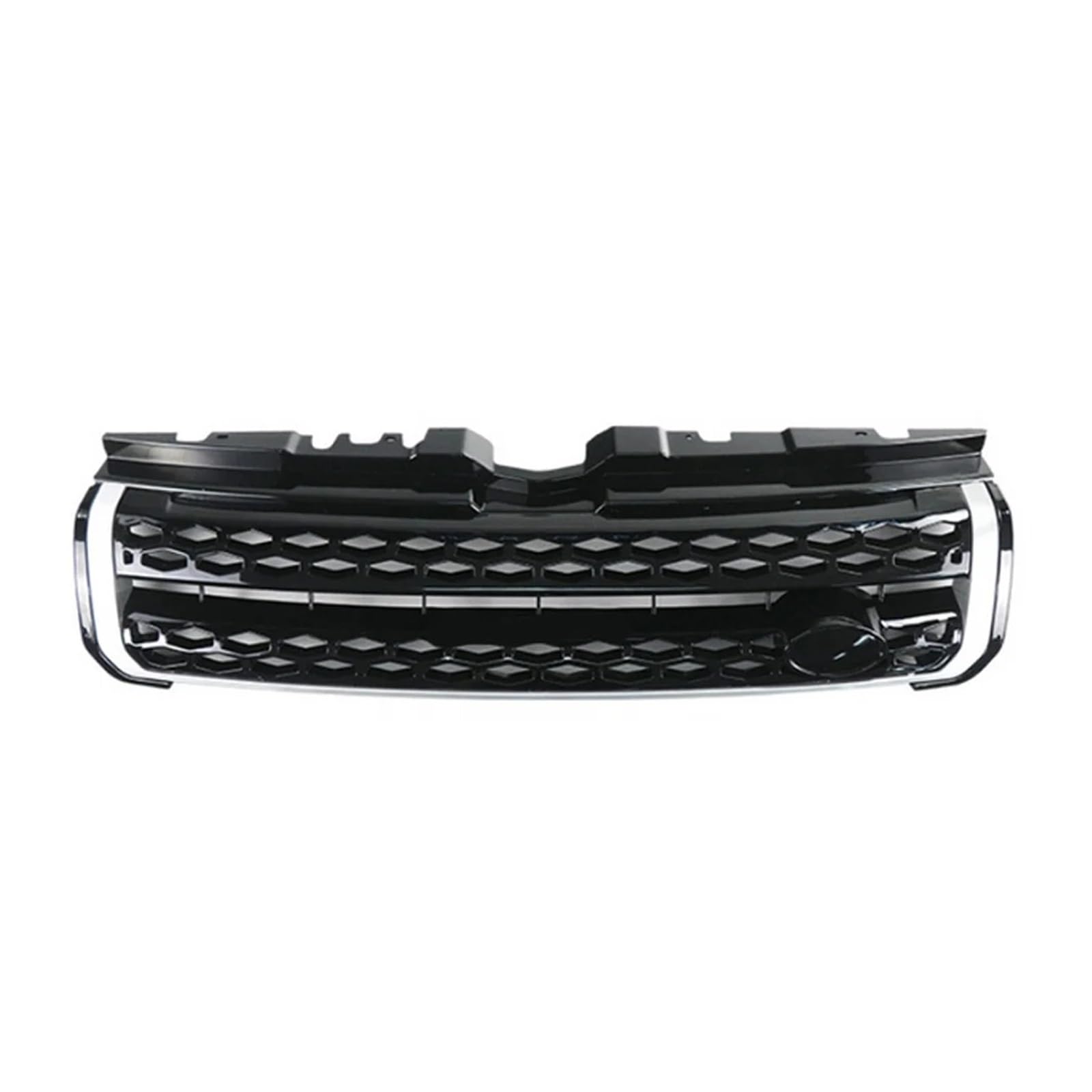 Auto Frontgrill Für Land Für Rover Für Range Für Rover Für Evoque 2010 2011 2012 2013 2014 2015 2016 2017 2018 Auto Oberer Frontstoßstangengrill Grill Kühlergrill(Silver Black) von KIFWGIH