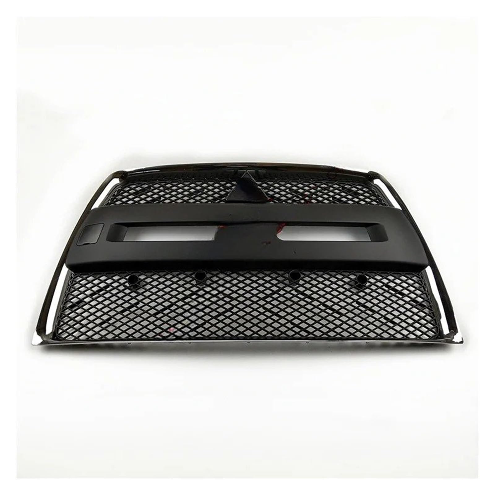 Auto Frontgrill Für Mitsubishi Für Lancer & Für Sportback Für EVO10 2008 2009 2010 Stoßstange Kühlergrill Schwarz Chrom Grenze Kühlergrill(Silber) von KIFWGIH