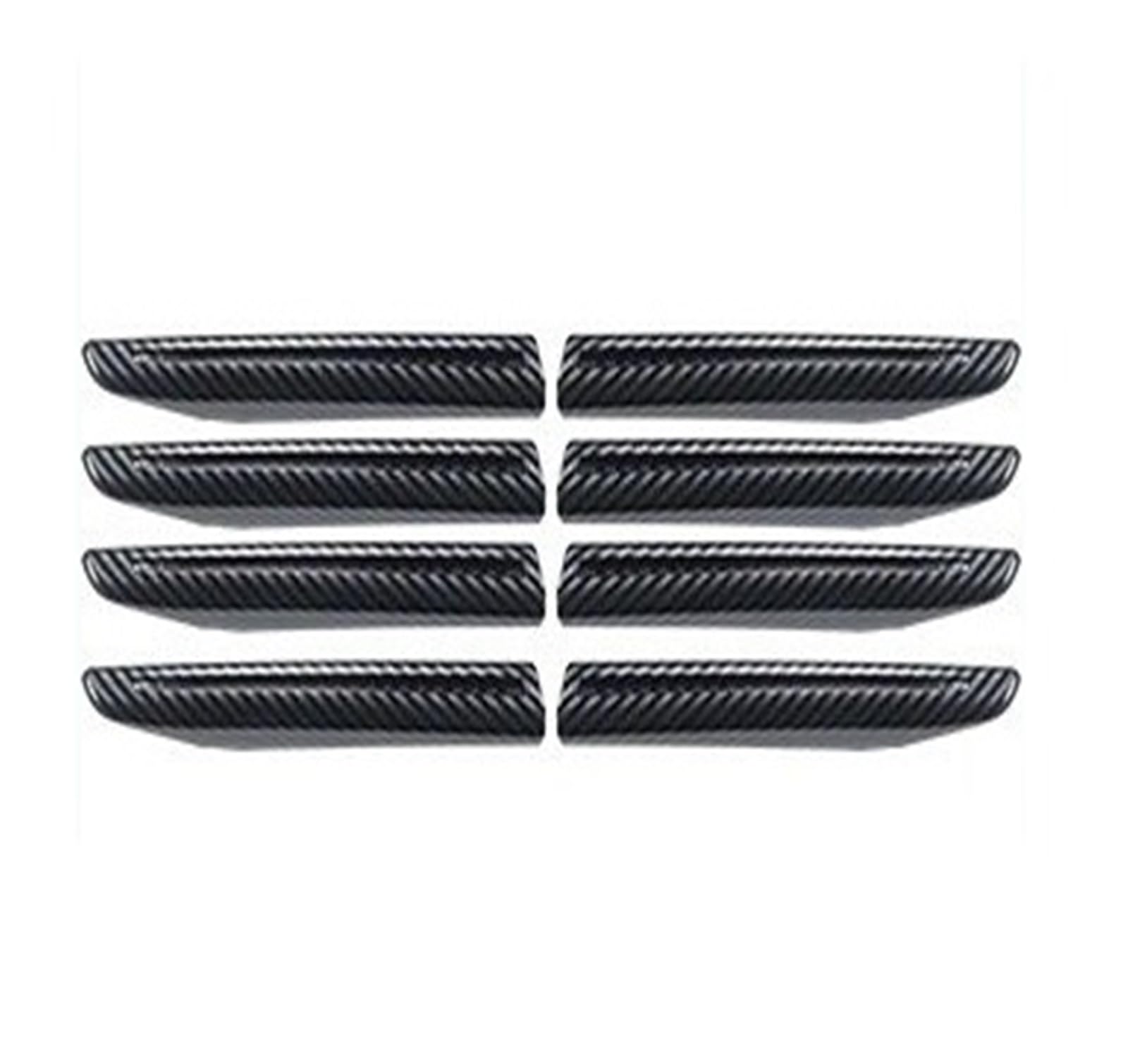 Auto Frontgrill Für Toyota Für Land Für Cruiser 300 Lc300 2021 2022 2023 2024 Frontgrill Dekorative Streifen Chrom Außen Verbesserte Zubehör Körper Kit Kühlergrill(Carbon Fiber Pattern) von KIFWGIH