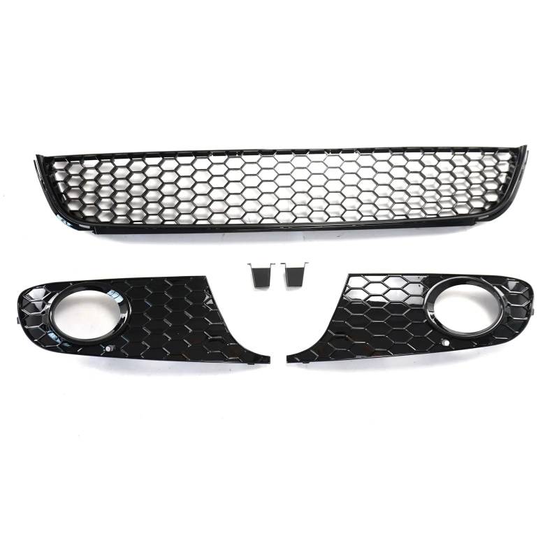 Auto Frontgrill Für VW Für Golf 6 MK6 Standardmodelle 2009 2010 2011 2012 2013 Auto-Front-Unterstoßfänger-Gittergrill Und Nebelscheinwerfergrill Für GTI-Stil Kühlergrill von KIFWGIH