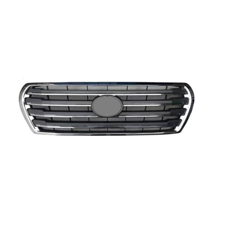 Auto Frontgrill Racing Grills Für Land Für Cruiser Lc200 2008 2009 2010 2011 2012 2013 2014 2015 Abs Grills Grille Außen Auto Zubehör Kühlergrill(Chorme Grey) von KIFWGIH